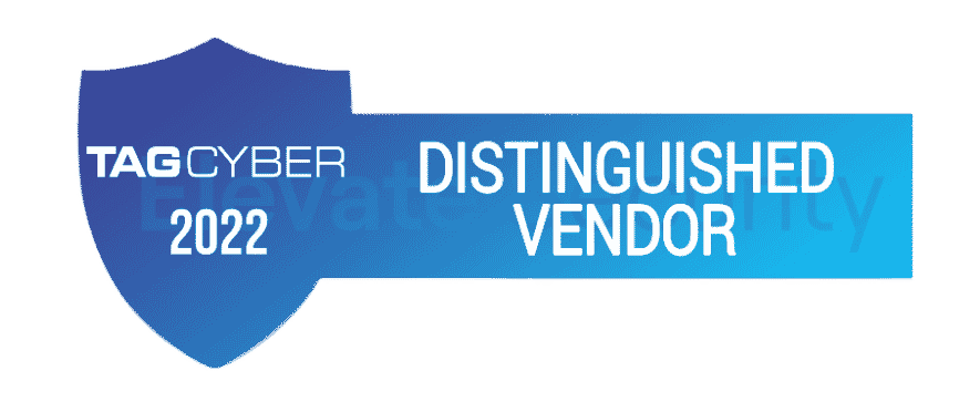 TAG Cyber 2022 Distinguished Vendor Badge